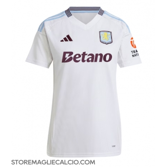 Aston Villa Maglia Gara Trasferta Repliche 2024-25 Donna
